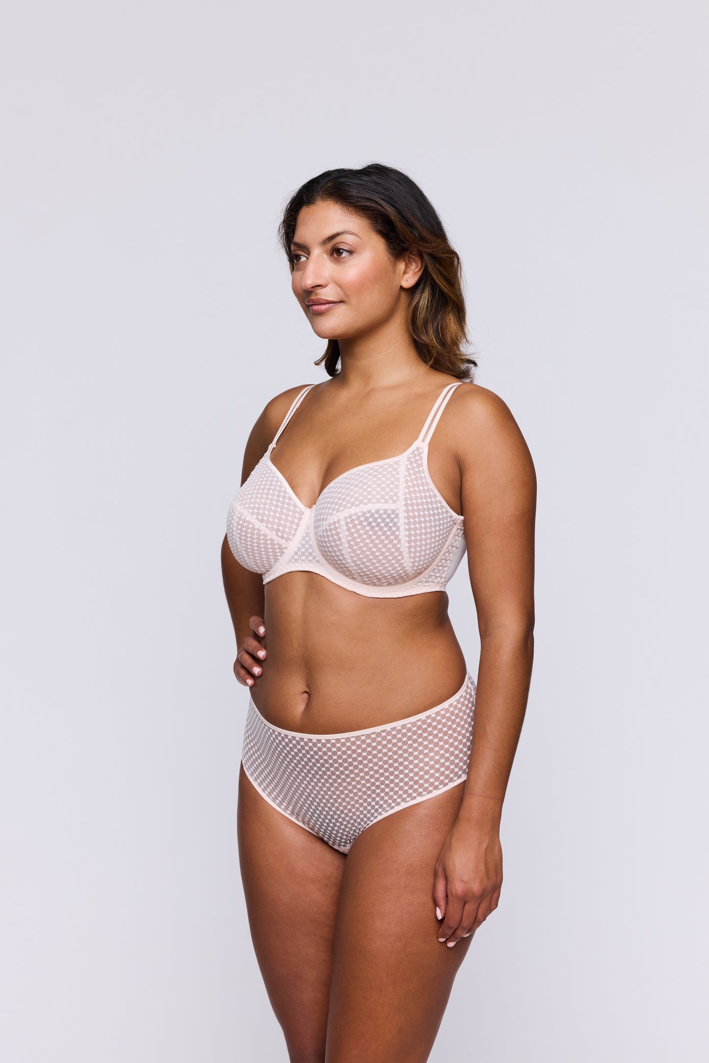 GLASS BEACH BH Vollschale (Crystal Pink)