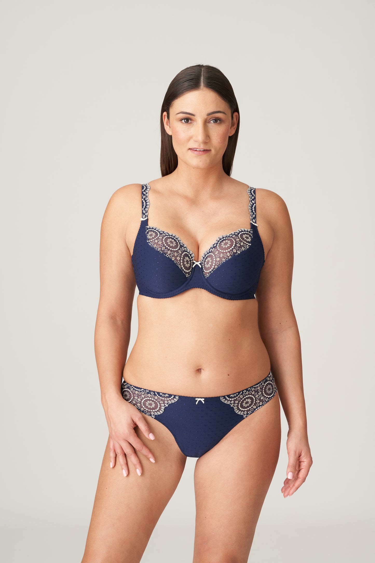 OSINO Balconette BH Tulpenschnitt (Saphir Blau)