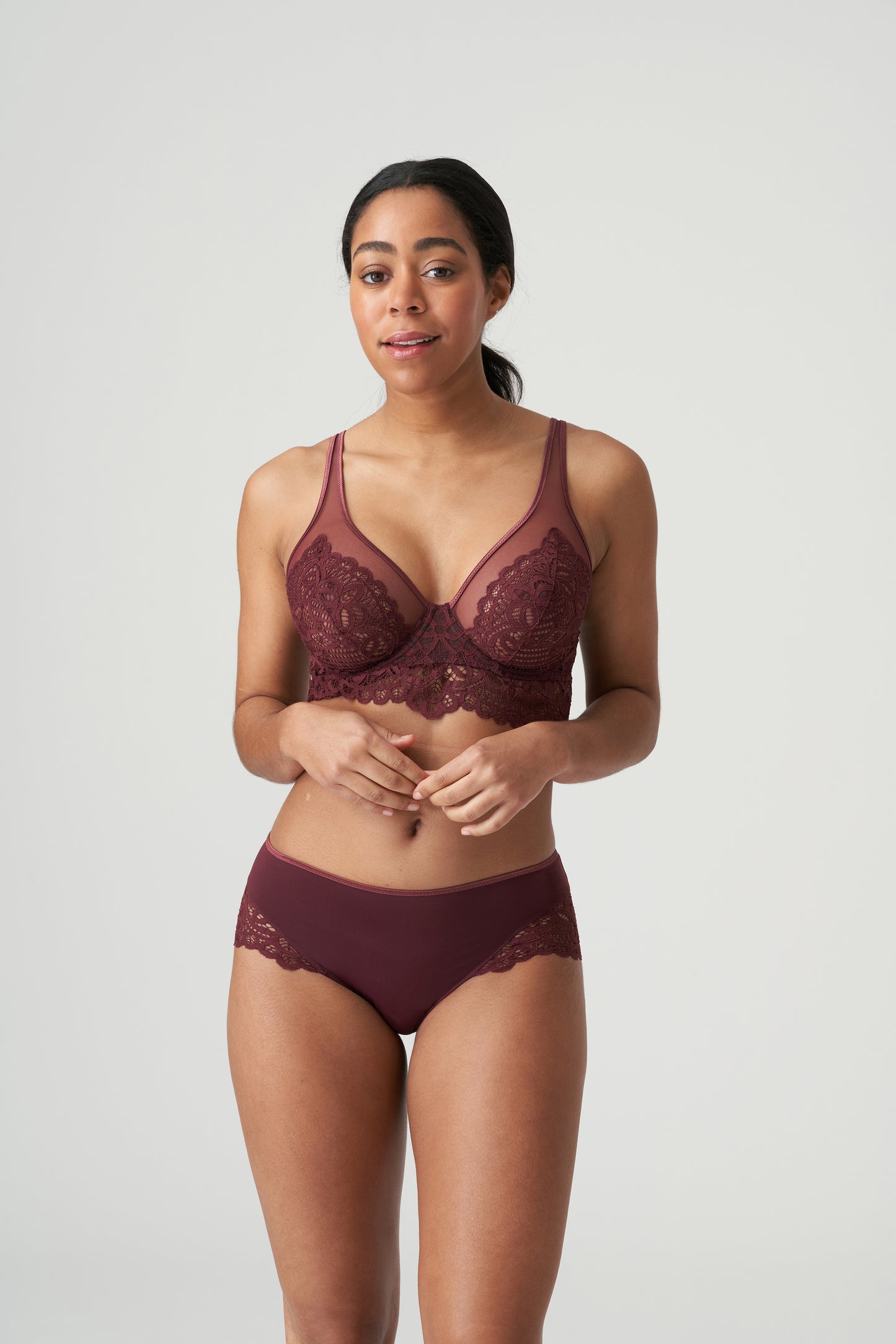 FIRST NIGHT Hotpants (Merlot)