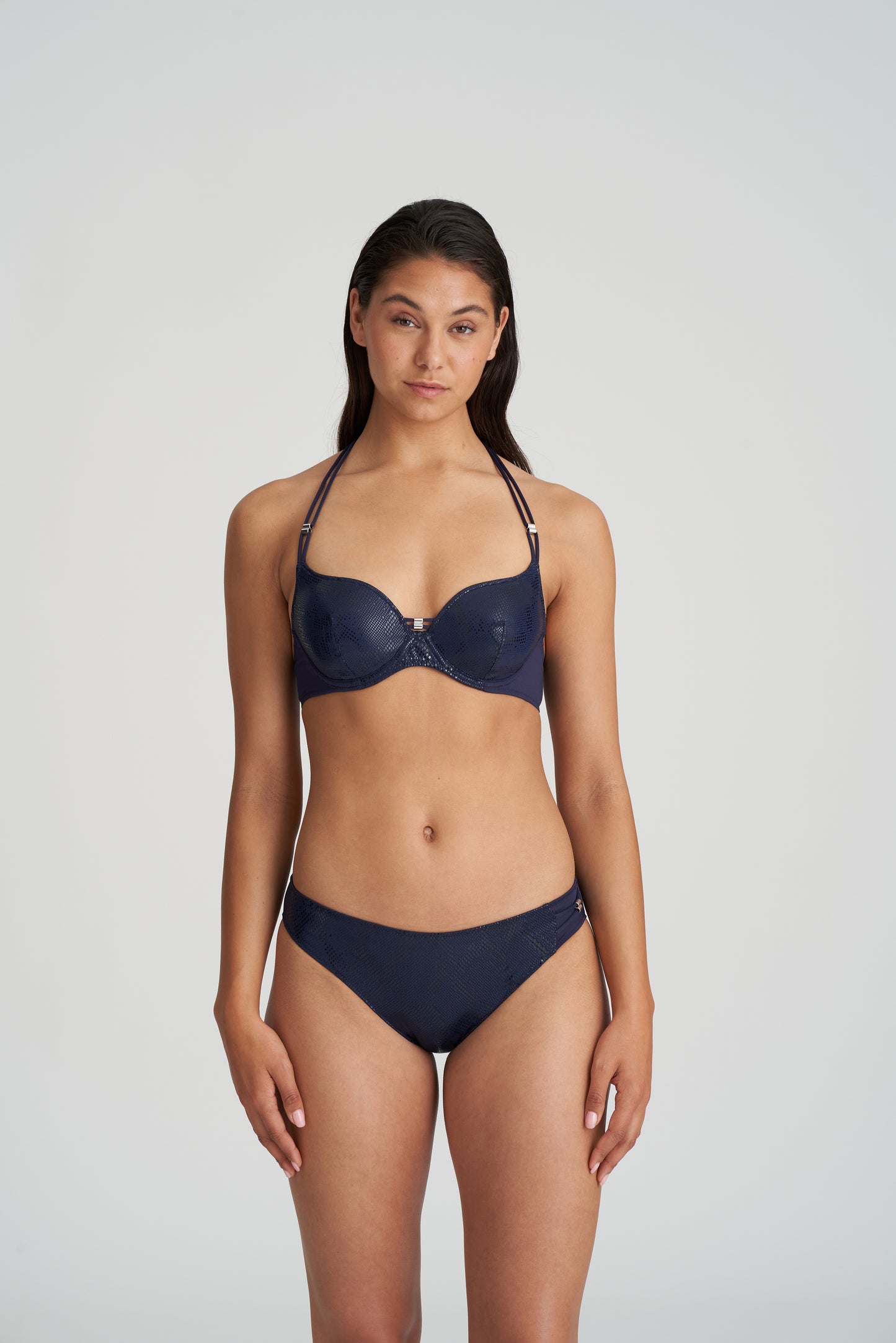 SAN DOMINO Unterlegter Bikini Herzform (Evening Blue)
