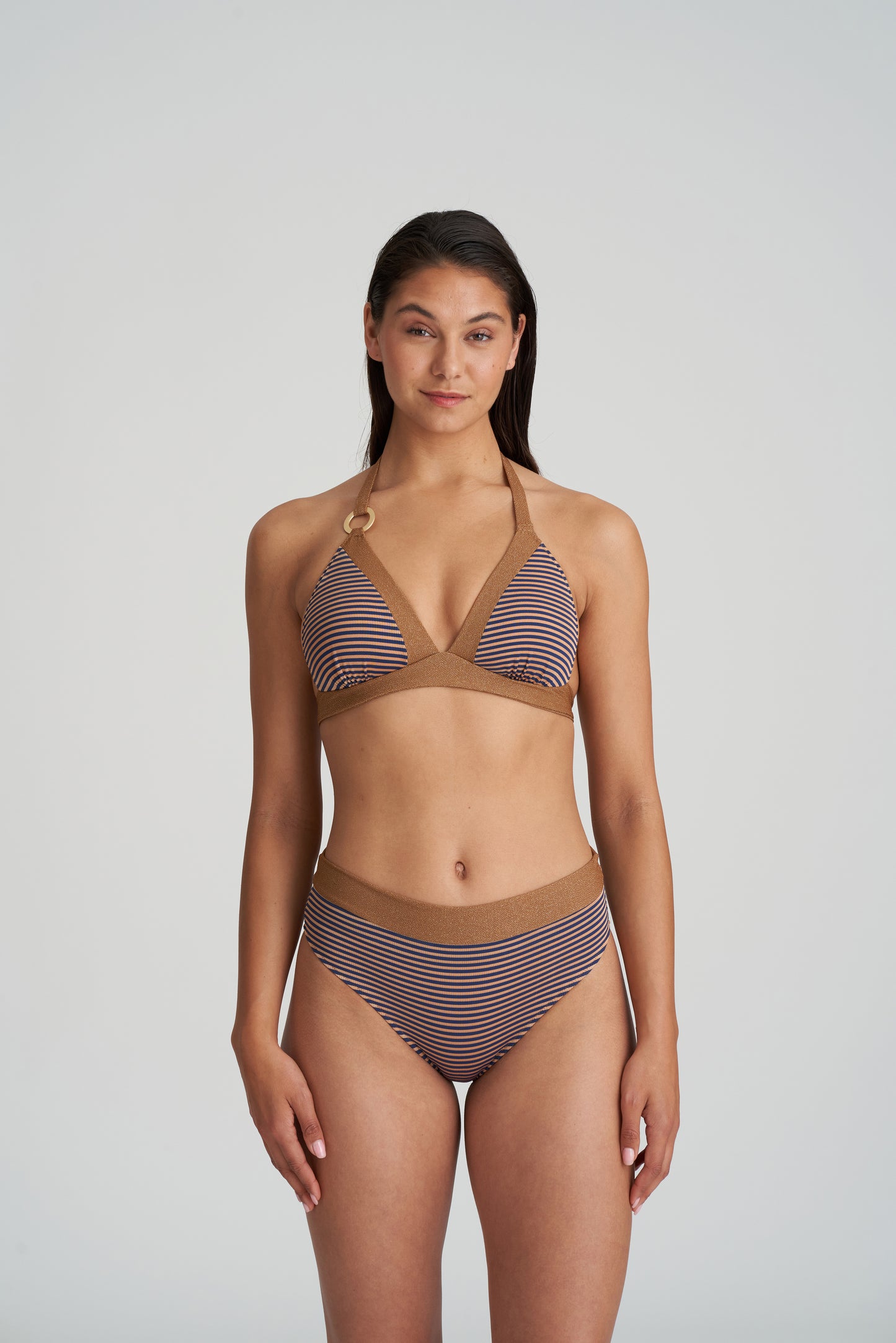 SATURNA Triangel Bikini Top Unterlegt (Ocean Bronze)