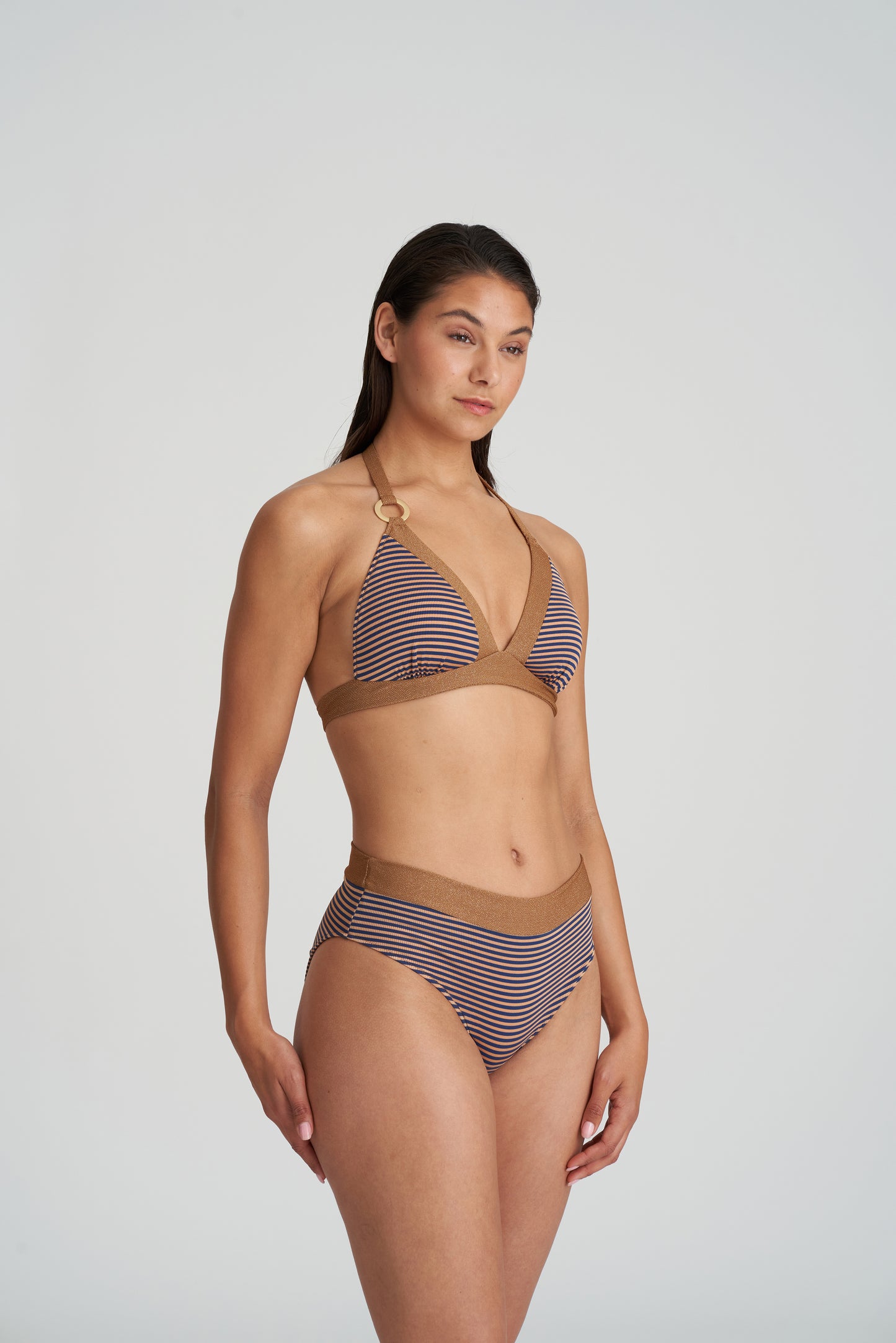 SATURNA Triangel Bikini Top Unterlegt (Ocean Bronze)