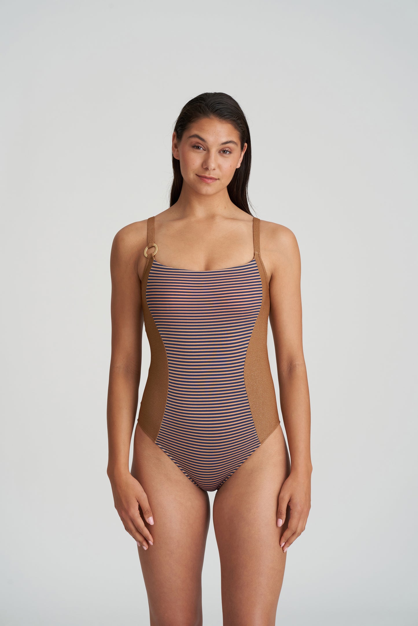 SATURNA Unterlegter Badeanzug Bügellos (Ocean Bronze)