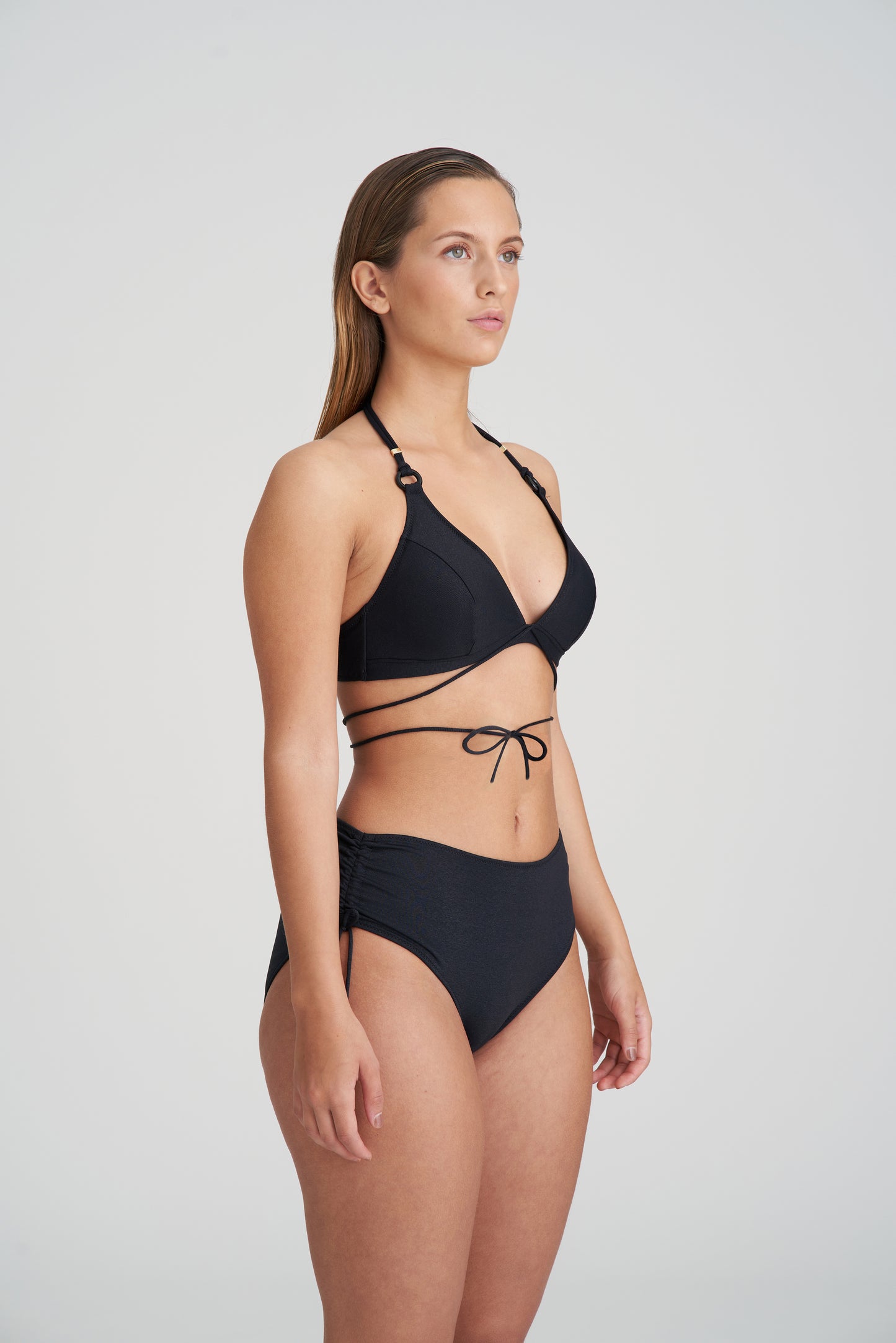 DAHU Bikini-Taillenslip (Schwarz)