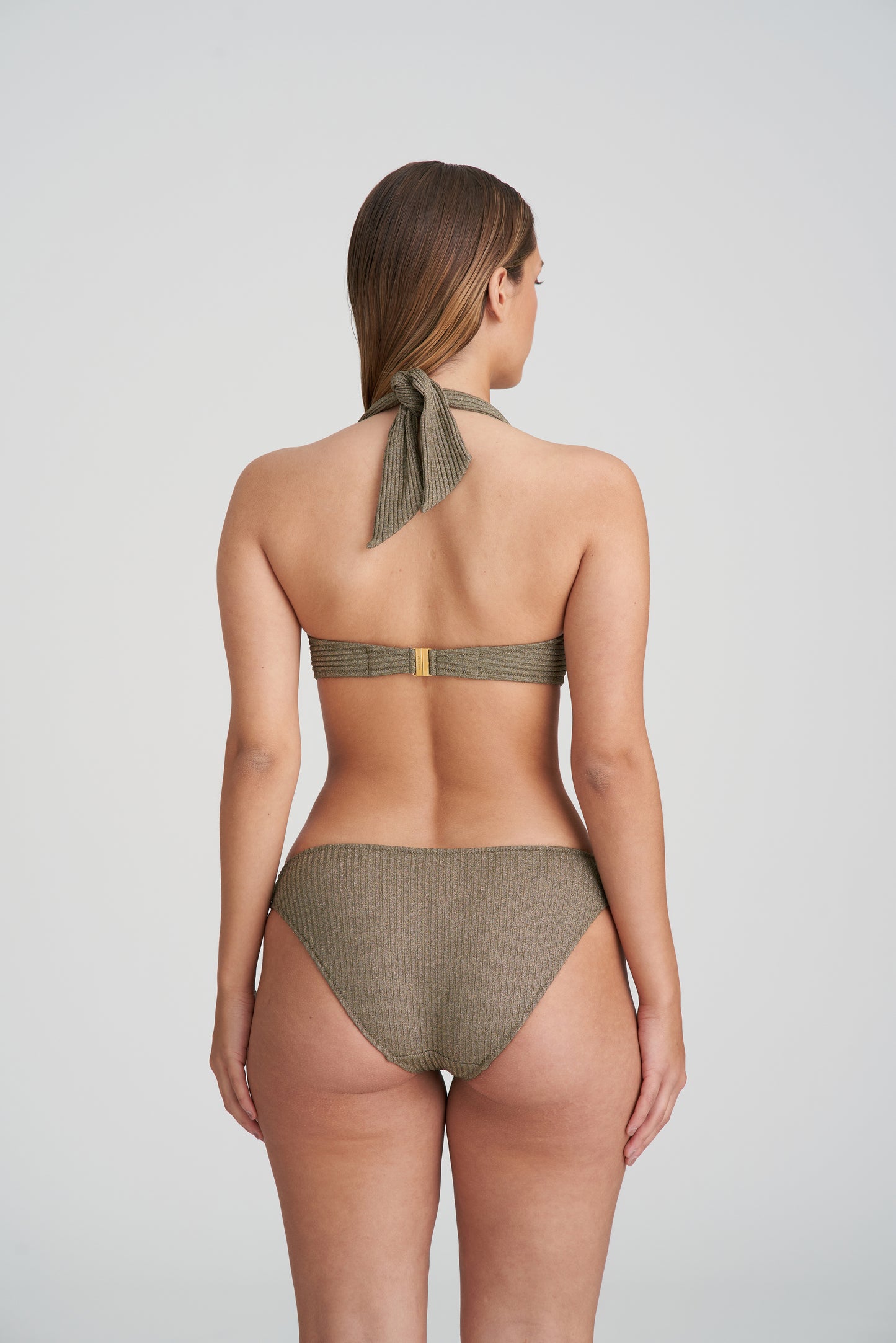 TINJIS Triangel Bikini-Top (Golden Olive)