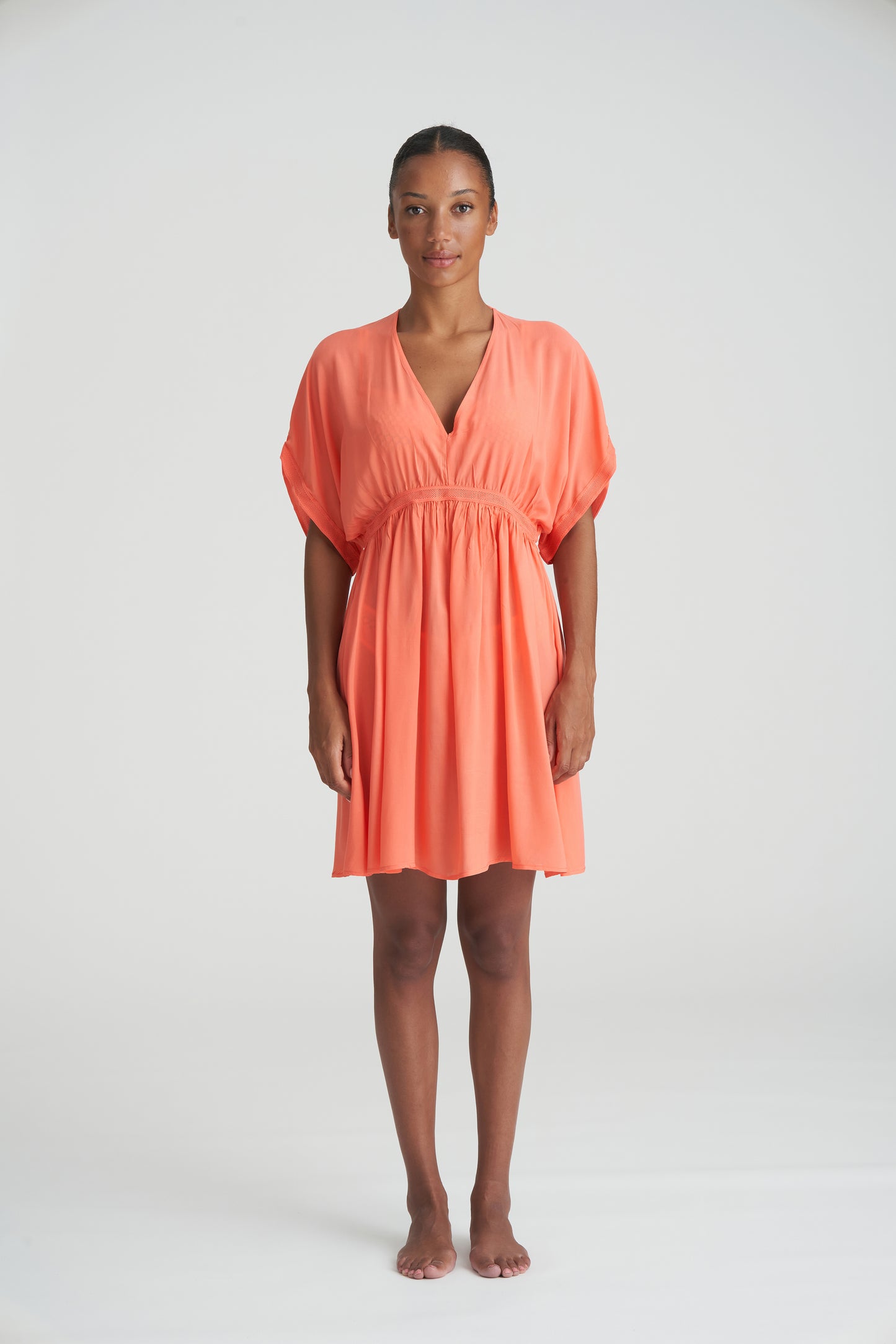 ALMOSHI Kleid (Juicy Peach)