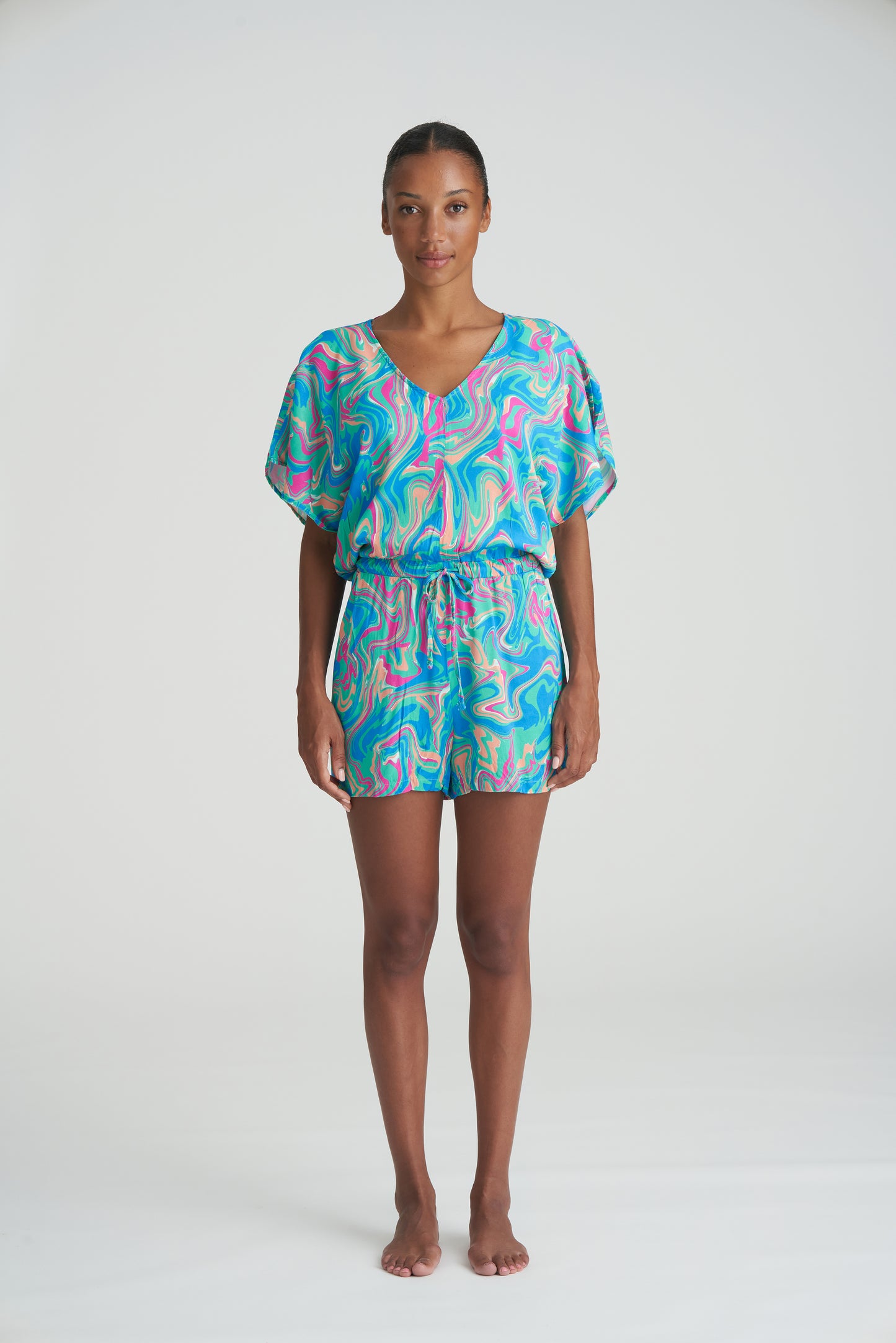 ARUBANI Jumpsuit (Ocean Swirl)