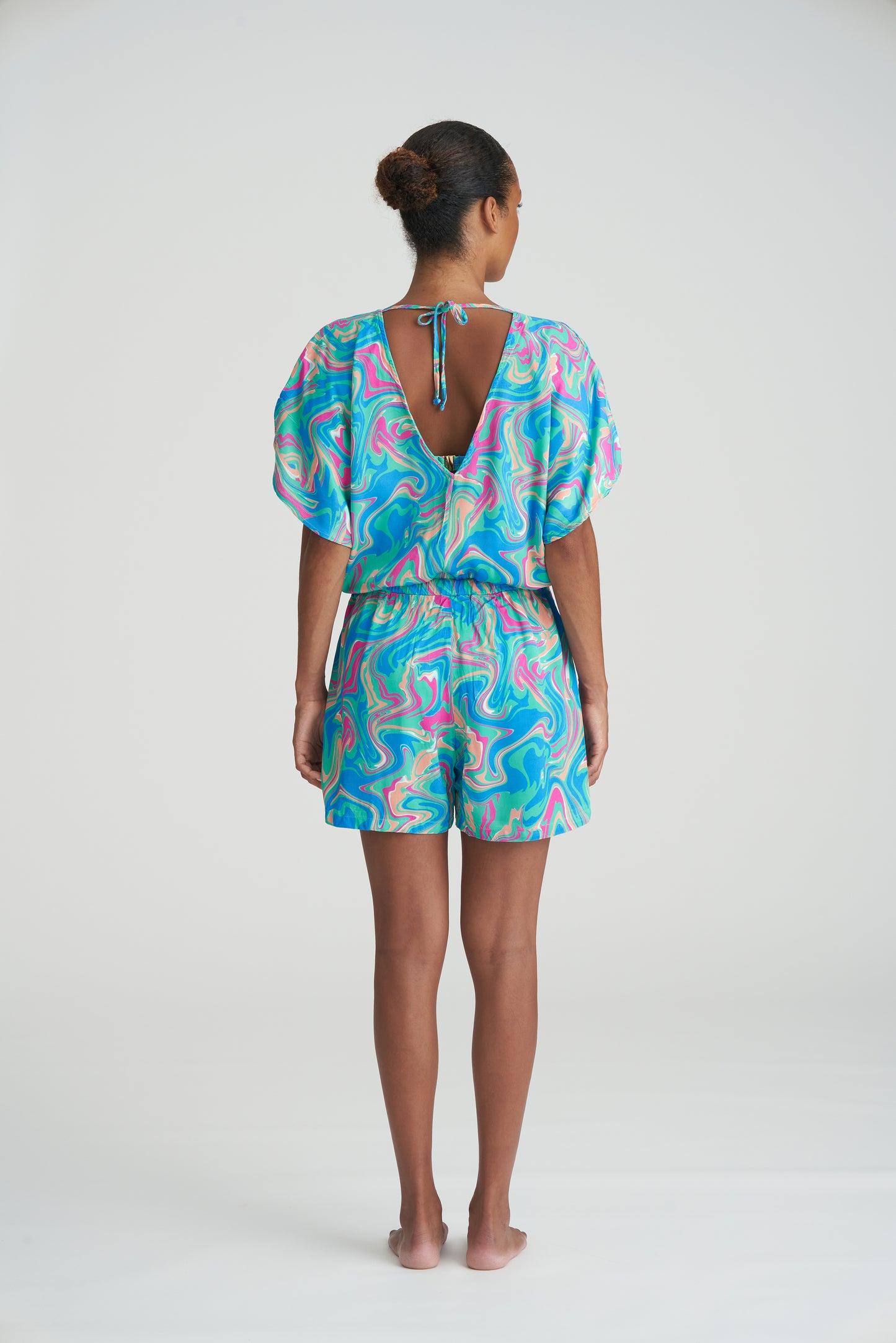 ARUBANI Jumpsuit (Ocean Swirl)
