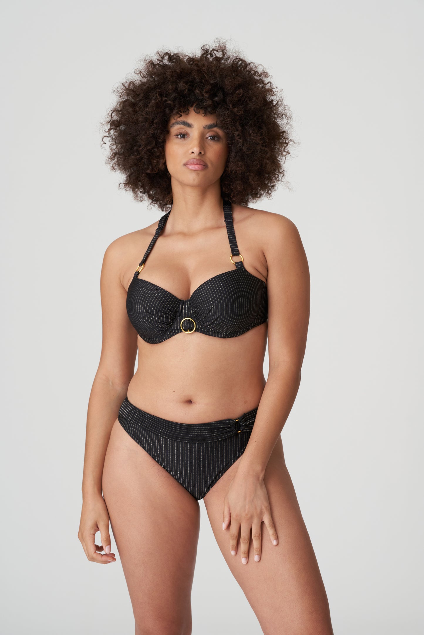 SOLTA Unterlegter Bikini Balconette (Schwarz)