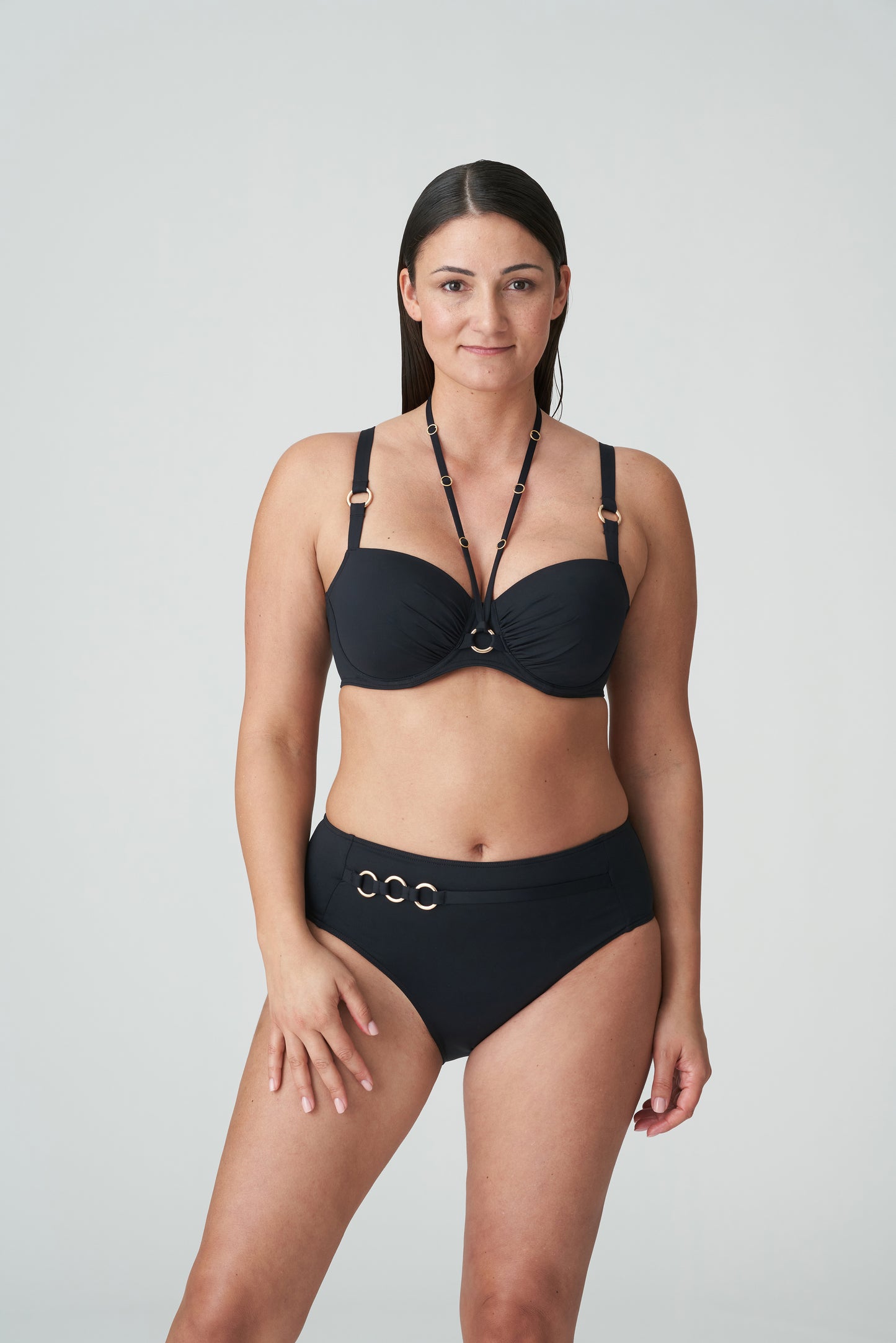 DAMIETTA Bikini Taillenslip (Schwarz)