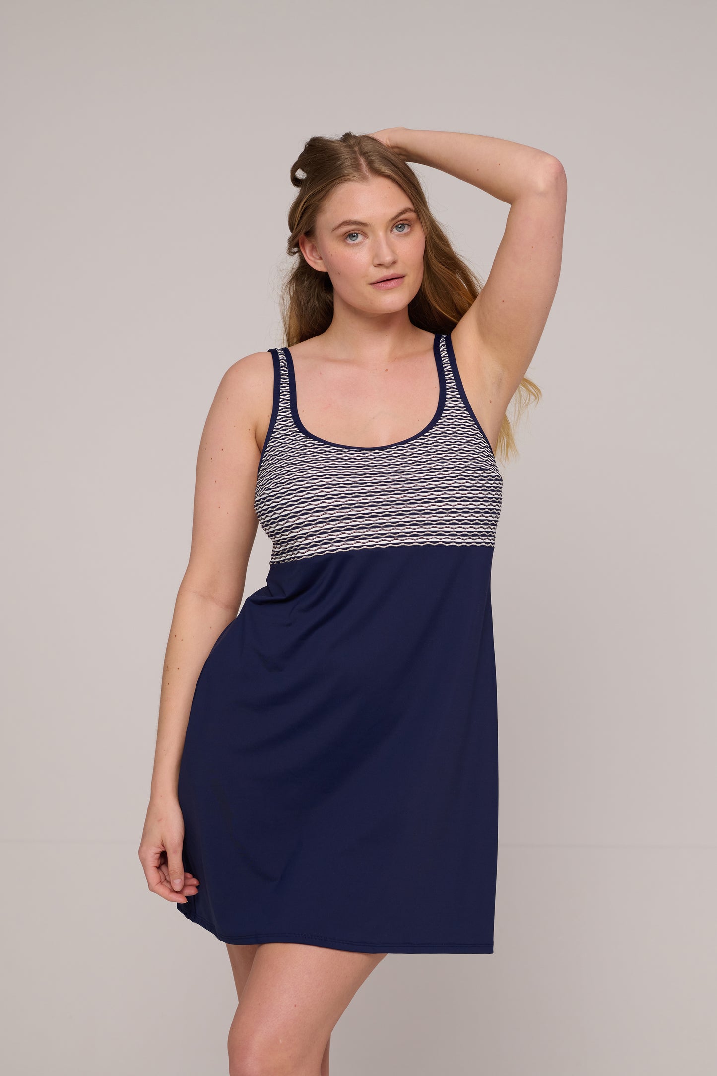 KALBA Badekleid kurz (Water Blue)