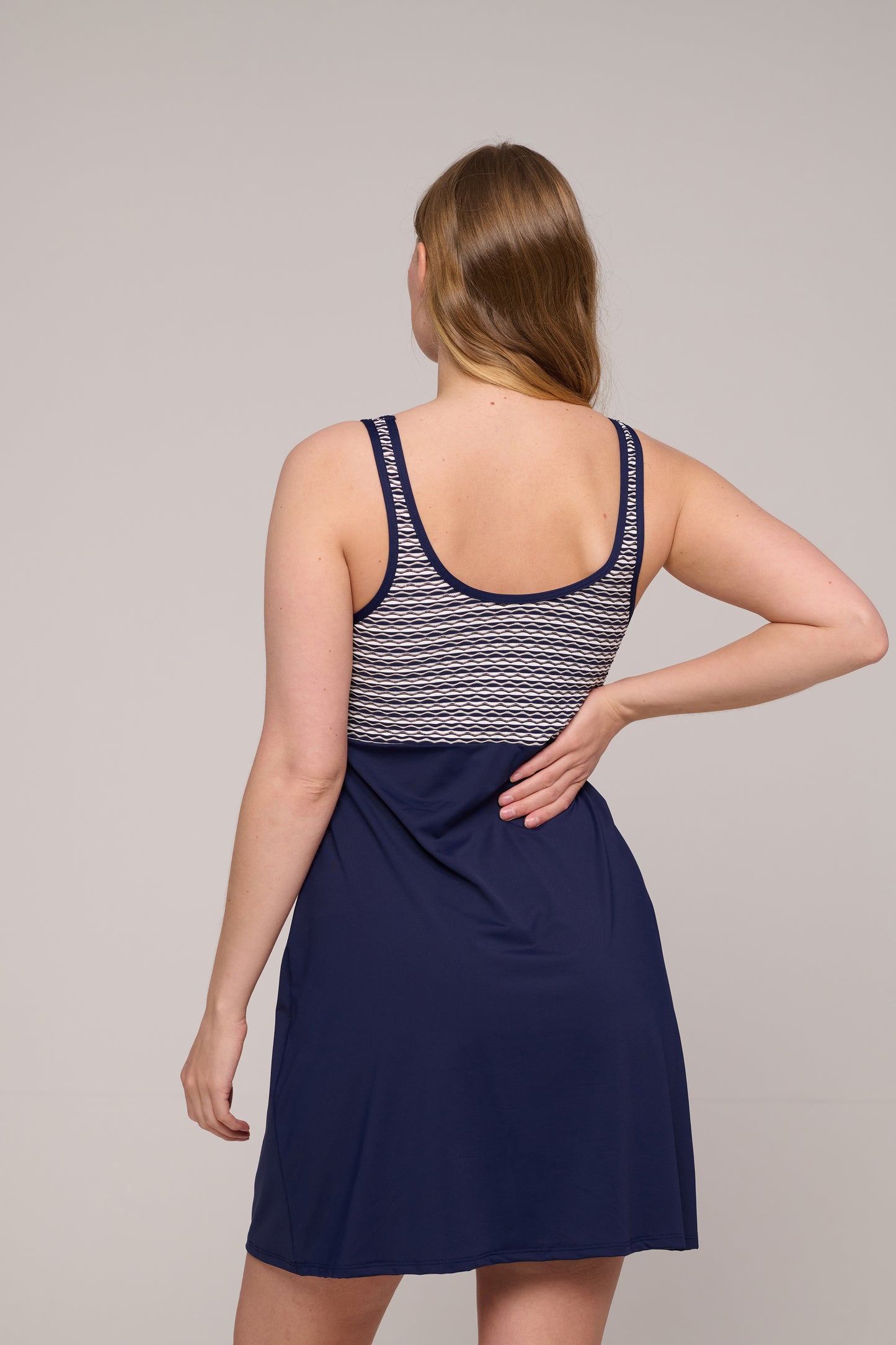 KALBA Badekleid kurz (Water Blue)