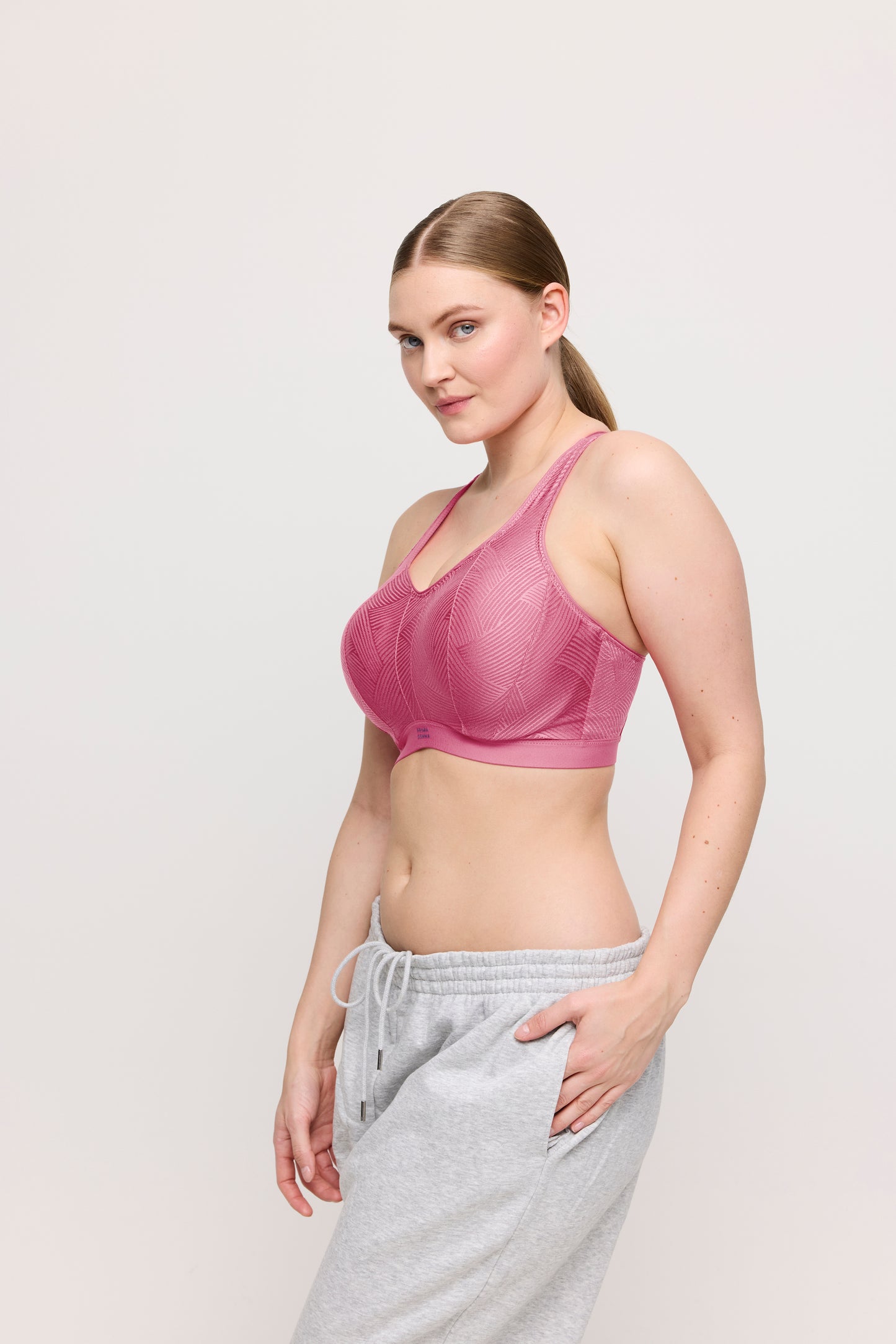 THE GAME Sport-BH unterlegt (Orchid Pink)