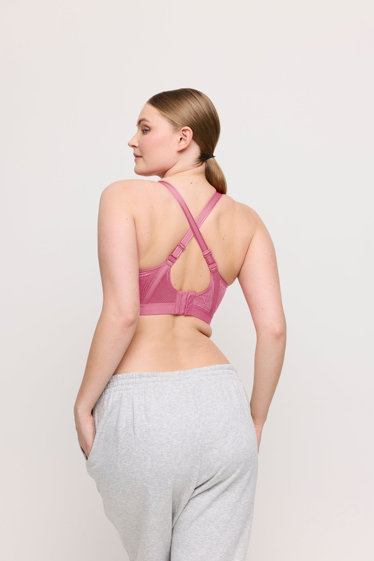THE GAME Sport-BH unterlegt (Orchid Pink)
