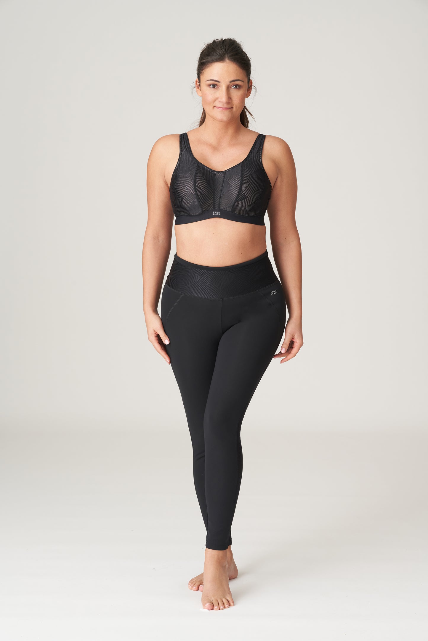 THE GAME Sport BH unterlegt (Schwarz)