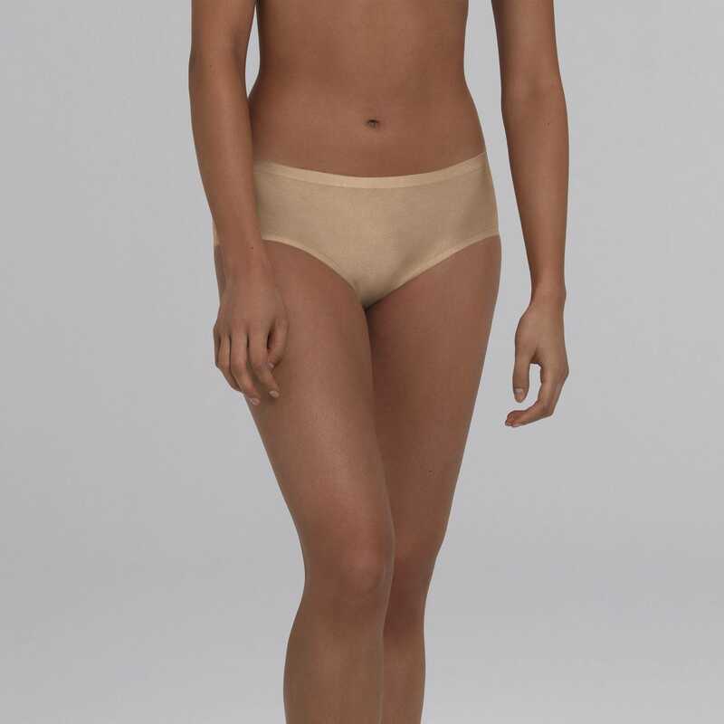 ESSENTIALS Hipster Taillenslip (Deep Sand)
