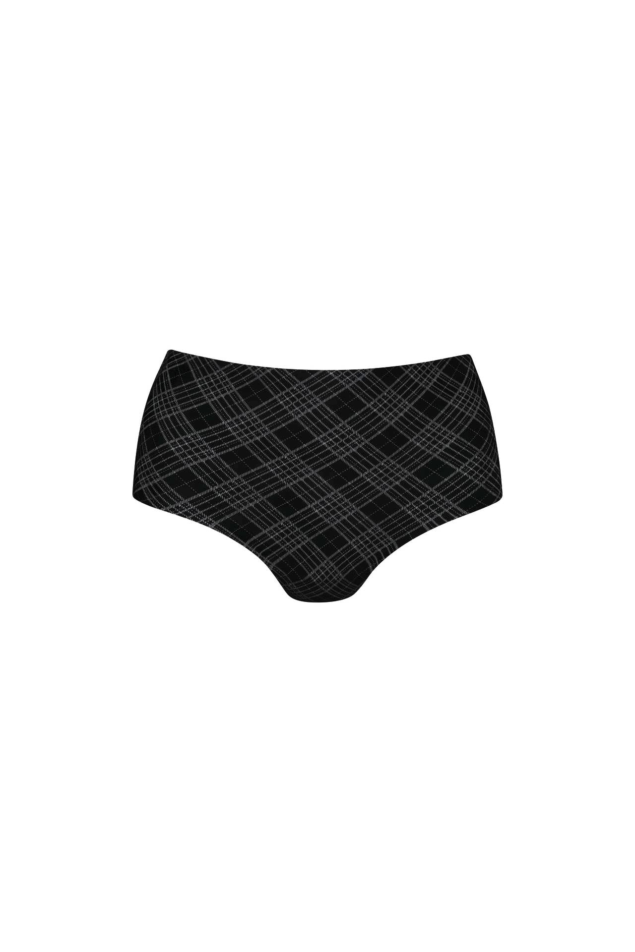 TWIN ART High Waist Plus Taillenslip (Black Grey)