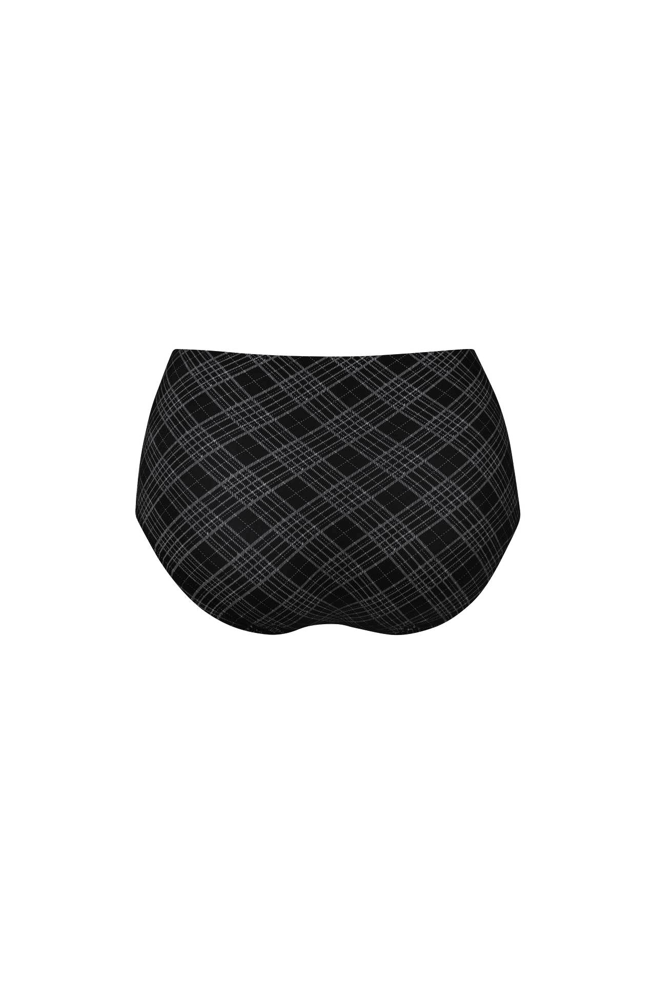 TWIN ART High Waist Plus Taillenslip (Black Grey)
