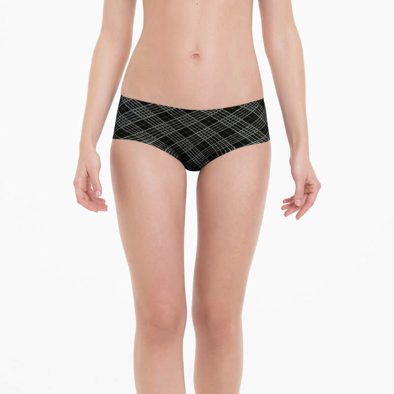 TWIN ART Hipster Taillenslip (Black Grey)
