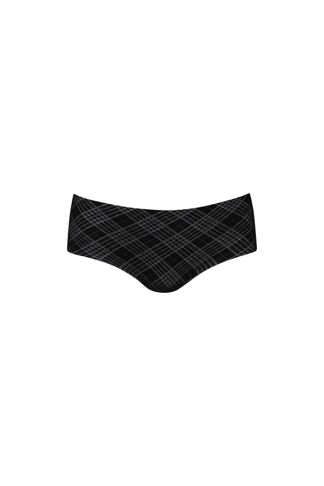 TWIN ART Hipster Taillenslip (Black Grey)