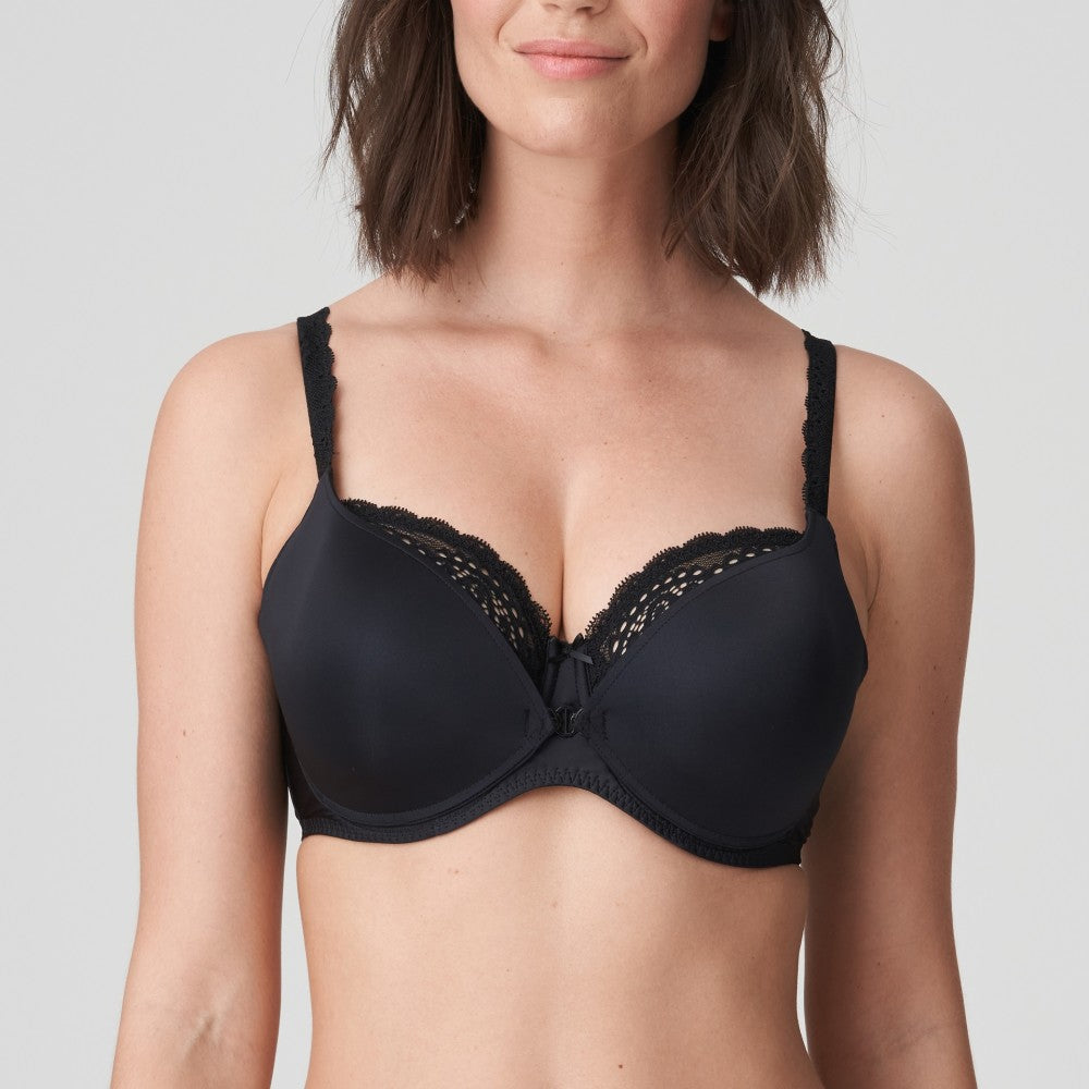 I DO Unterlegter Still- BH Herzform (Black) Schwarz