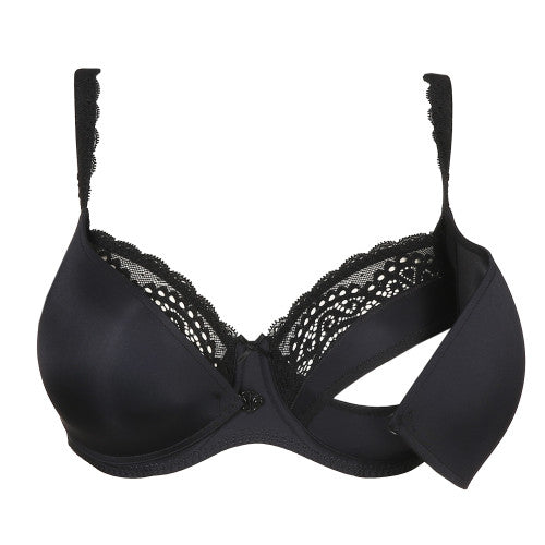 I DO Unterlegter Still- BH Herzform (Black) Schwarz