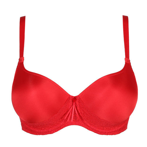 I DO Unterlegter Herzform BH (Scarlet) Rot