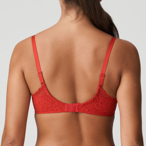 I DO Unterlegter Herzform BH (Scarlet) Rot