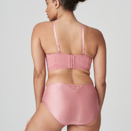 I DO Tiefdekolletierter Longline BH (Sunset Melba) Puderrosa
