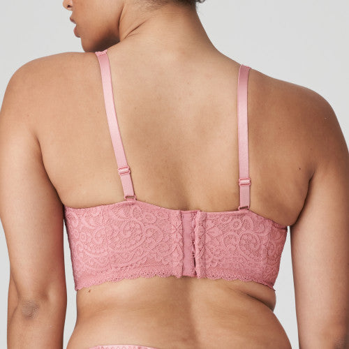I DO Tiefdekolletierter Longline BH (Sunset Melba) Puderrosa