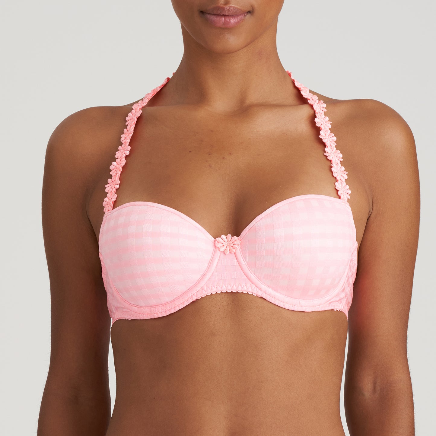 AVERO Unterlegter Balconette- BH (Pink Parfait) Rosa, Pink