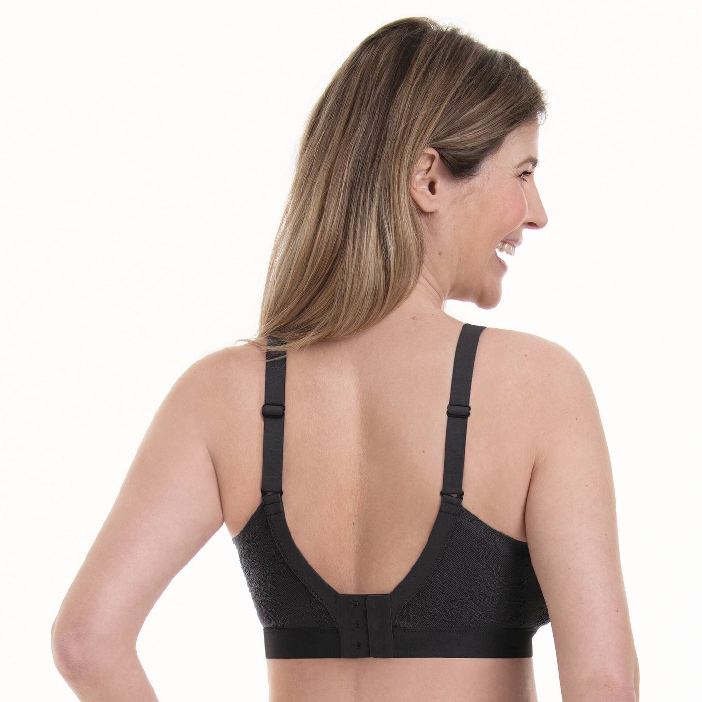 ESSENTIAL LACE Still-BH mit Softschale (Anthrazit)