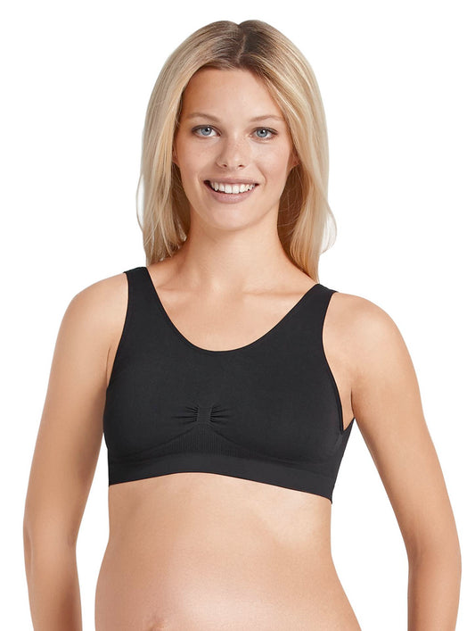 SEAMLESS Schwangerschafts Bustier (Schwarz)
