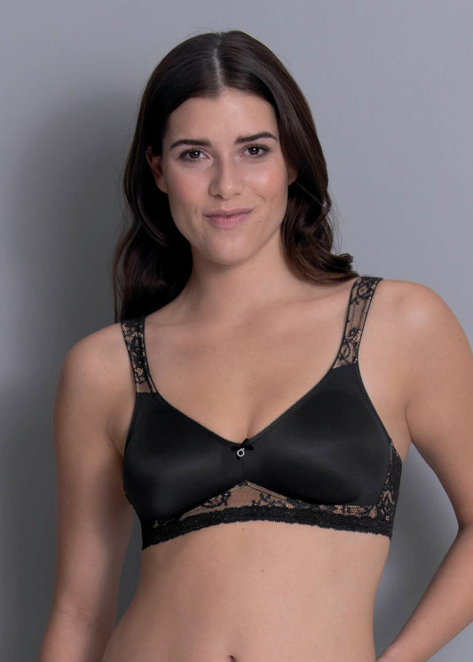 ABBY Soft-BH gemoldet (Schwarz)