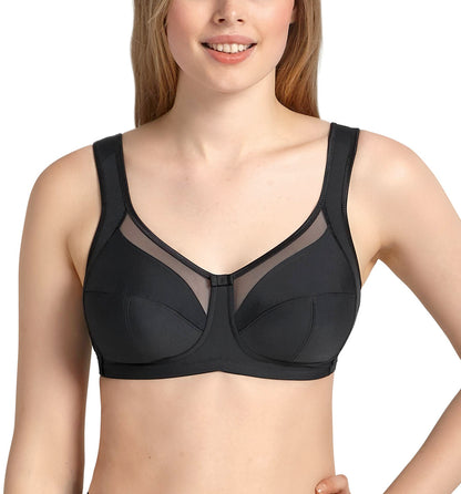 CLARA Komfort-BH bügellos (Schwarz)