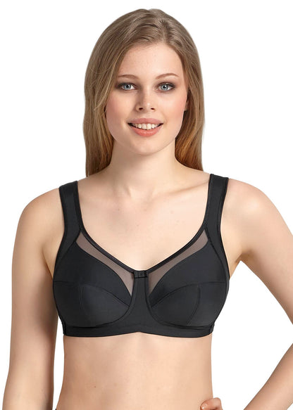 CLARA Komfort-BH bügellos (Schwarz)