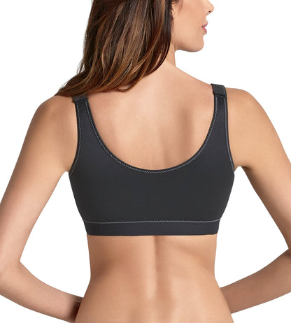 FRONTLINE OPEN Sport-BH (Schwarz)