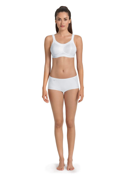 MOMENTUM Sport-BH Gemoldet (Weiß)