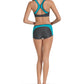 SPORT PANTY HOCH Slip (Peacock/Anthrazit)