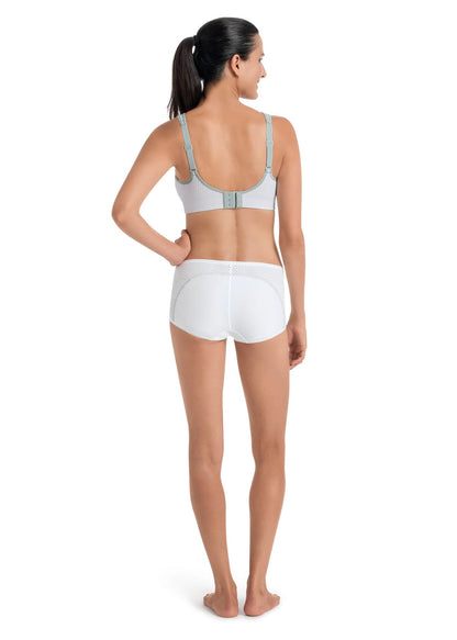 AIR CONTROL DELTAPAD Sport-BH Mit Schale (Weiß)