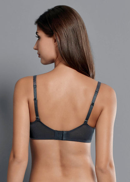 FLEUR Bügel-BH (Anthrazit)
