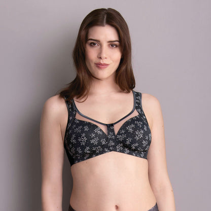 CLARA ART Komfort-BH (Anthrazit)