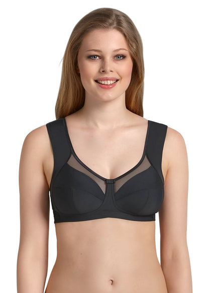 CLARA Entlastungs-BH bügellos (Schwarz)