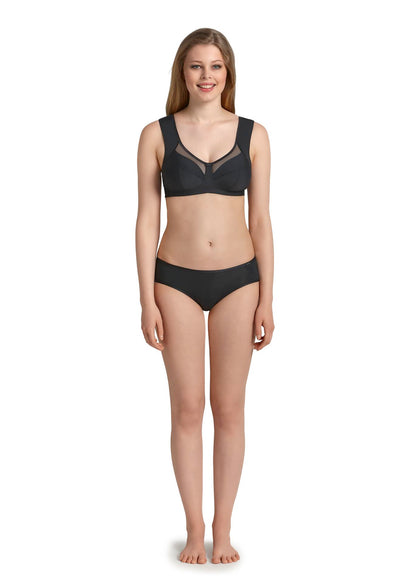 CLARA Entlastungs-BH bügellos (Schwarz)