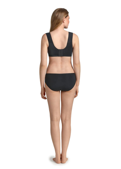 CLARA Entlastungs-BH bügellos (Schwarz)