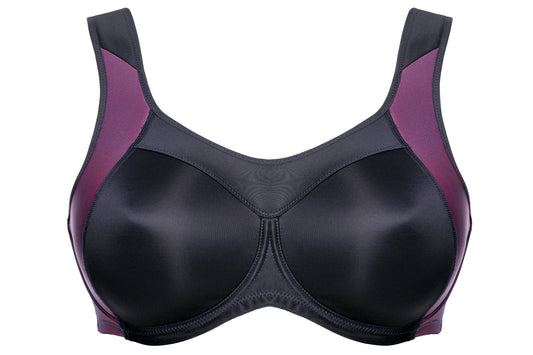 SYDNEY Sport-BH Mit Bügel Cup D-L (Marine-Pink)