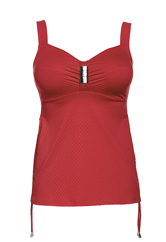 ST. TROPEZ Tankini-Top B-K (Rot)