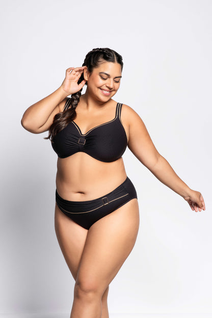 SANSIBAR Bikini mit Bügel (Schwarz)