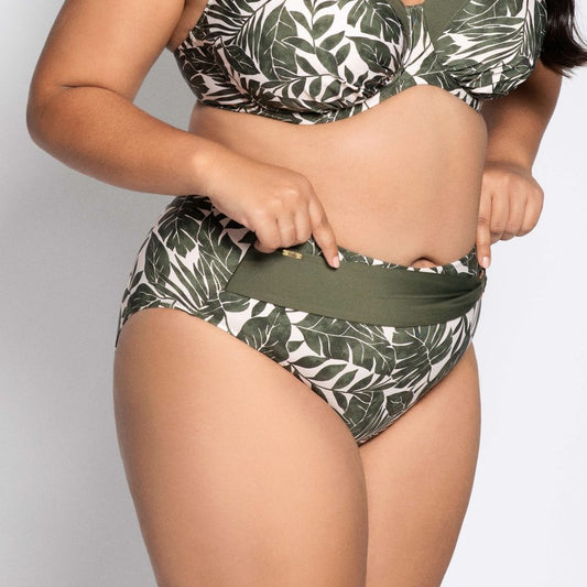 BALI Hoher Bikinislip (Olive)