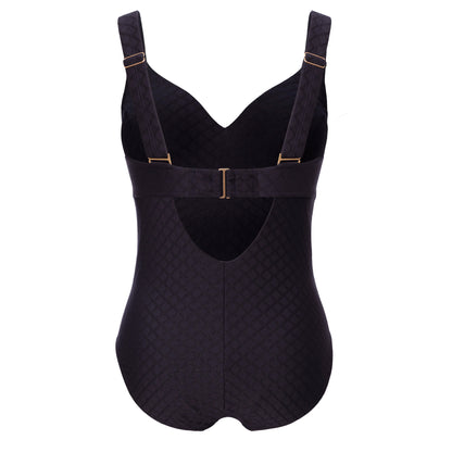 MONACO Badeanzug tiefer Rücken E-L (Midnight)